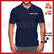 T Shirt Polo Perodua Ativa Logo Cotton Racing Motorsport Tee Casual T-Shirt Shirts Baju Kolar Sulam 