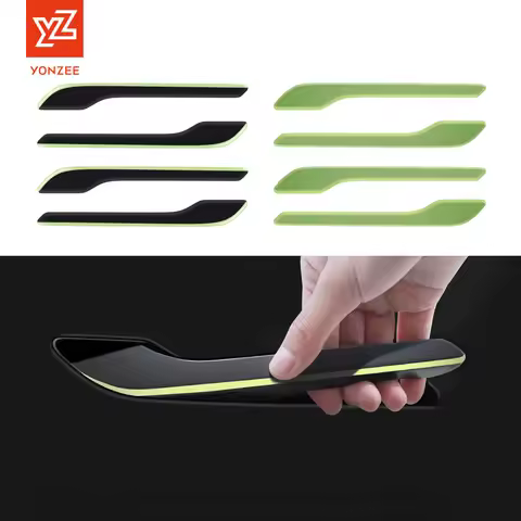 YZ For Tesla Car Sticker Model 3 Y Highland Juniper 2021-2026 Door Handle Cover Protector Luminous H