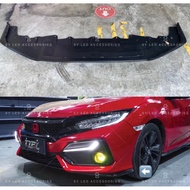 CIVIC FC SI FRONT BUMPER SKIRT FRONT DIFFUSER LIP REPLACEMENT BODYKIT BLACK🔥READY STOCK🔥