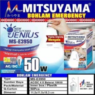 PermataUnik- Bohlam Emergency LED 50 Watt Lampu Sentuh Mitsuyama (MS-E3950)/Bohlam Emergency Jenius 