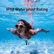 IPX8 30m Cylinder Slide Cover Waterproof Bag PRO Version for iPhone Android phone up to 7.2 inches B