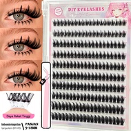 (glue free eyelashes) manga cosplay eyelash clusters, natural eyelash extension eyelash tweezers
