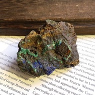Azurite 湖北產地 藍銅礦孔雀石共生礦 天然礦石 原礦