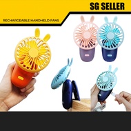 USB Rechargeable Fan with Table Clip Long-Lasting Handheld Fan