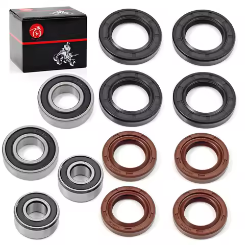 Front Wheel Bearing Seal Kit For Suzuki Z400 LTZ250 400 LTR450 LT230E/S LT500R LT250R/S Arctic Cat 4