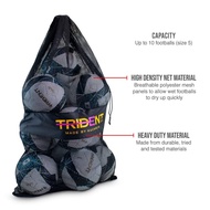 Trident Fine Mesh Ball Bag Ball Carrier Beg Bola Karung Bola