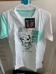 全新 Uniqlo x 海賊王 航海王 聯名系列 喬巴白色上衣 xxs號