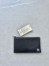 無印良品日本黑色尼龍網質超輕鉛子筆什物袋 Muji Japan Nylon Mesh Pen Pouch Super Light Case with Pocket Minimal Design