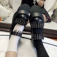 Thick-Soled Gothic Wedge Shoes - Vintage Style for Girls