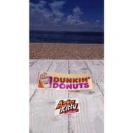5X15 cm donut dunking Sticker