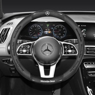 Car steering wheel cover for Mercedes Benz C-class c260l E-class e300l GLC a200l GLB GLA GLE leather