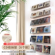 CD Album Display Rack Wall Mounted Disc Storage CD Disc Holder Album Storage Box Tape Display Shelf