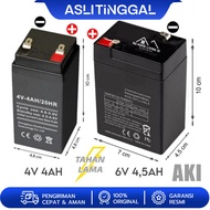 Aki Battery 4V4AH 6V4.5AH Msa Hitam / Aki Tangki Semprot/aki Mobil Mainan/aki Battery Batre Accu Sprayer Elektrik 12v 8ah/ Aki Ups Smt 12v 8ah Baterai Ups - Batere Ups - Aki Batre Baterai Battery Tangki Tengki Sprayer Elektrik Elektric Original 4V4AH