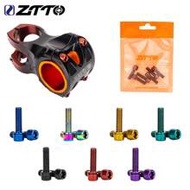 ZTTO Colorful Stem Bolts 6pcs M5x18mm Steel Hexagonal Screws For MTB Road Bike Handlebar Stems, Stif