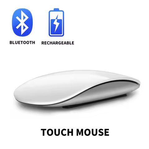 Wireless Mouse Silent Rechargeable Computer Bluetooth Mouse Slim Ergonomic PC Magic Mice For Apple M