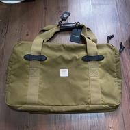 FILSON MEDIUM TIN CLOTH DUFFLE BAG DARK TAN