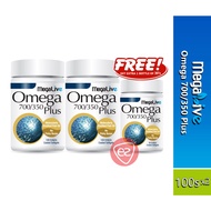 MEGALIVE OMEGA 700/350 PLUS ENTERIC COATED SOFTGEL 2X100S FREE 30S