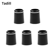 Tadill 5x Durable Golf Ferrules Replacement Silver Rings Shaft Ferrule Golf Iron