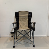 เก้าอี้สนาม Camping เก้าอี้พับตัวใหญ่ สีเทาสีดำ รับน้ำหนักได้เยอะ มีกระเป๋าสะพายให้ oxford NL HOME