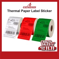 A6 Waybill Thermal Paper Shipping Label Consignment Note Sticker Courier POSLAJU / J&T / Ninjavan / 