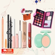 MAKE UP SET EYESHADOW DOMPET LENGKAP /  Paket Alat Make Up Korea Lengkap Murah 1 Set Komplit Peralat