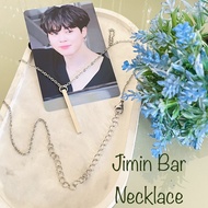 BTS Jimin Bar Necklace Stainless Steel