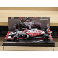 Mini Cut F1 Model C41 Sober KIMI Lecinning 2021 Season 2021 Season Is Lecinning's F1 Curtain Year.He