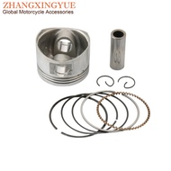 52.4mm  Piston Kit For Kymco Agility R12 R16 Like 125 Looker S Movie XL Super 8 People Vivio 125cc 4