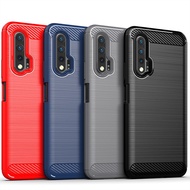 Soft Silicone Case For Huawei Nova 6 5 4 3 2 Lite Pro Plus Nova6 SE Nova5 Nova4 Nova3 Nova2 Carbon Fiber Texture Anti Drop Phone Case Cover