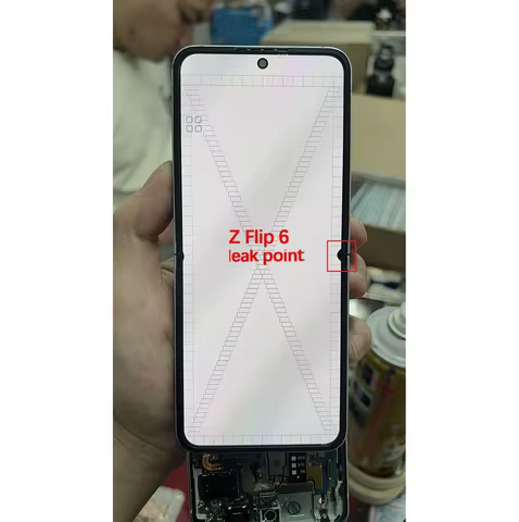 Defect AMOLED Digitizer Touch Screen With Frame For Samsung Z Flip6 F741 F741B F741U F741N LCD Repla