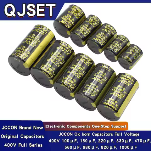 1pc 400V 470uf 150uf 680uf 220uf 820uf 330uf 100uf 1000uf 560uf JCCON Capacitor for Welding Machine