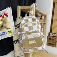 Balo Thời Trang – MS03 – Tặng tất – Balo Học Sinh Kẻ Caro