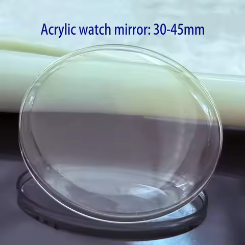 Watch Lens Acrylic Arched Plexiglass Watch Mirror 30-45mm Ordinary Watch Mirror Fat Noodles