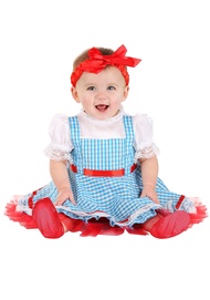 Princess Paradise baby girls The Wizard of Oz Dorothy Newborn Deluxe Costume, Blue, 0 to 3 Months US