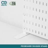 ZENi Pegboard Divider Stand | Set of 2 Desk Freestanding Pegboard Stand Accessories Pegboard Desk Mo