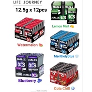 HALLS XS SUGAR FREE MINT 12.6g x 12pcs