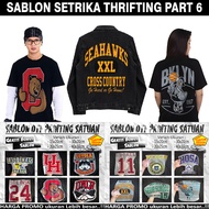 Sablon sweater hoodie dtf printing motif thrifting part 6 sablon kaos custom suka suka university m
