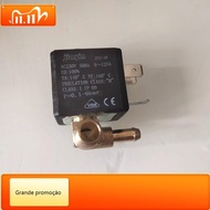 XZ  Jiayin JYZ-4P 3mm 2/2 Way AC 120V 230V G1/8' Brass Steam Air Water Coil Solenoid Valve For Gc90 