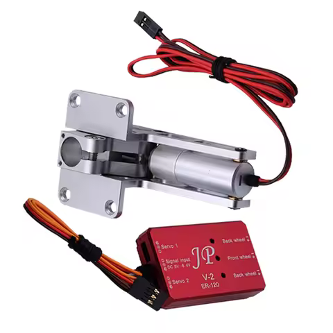 JP Hobby Landing Gear Controller V-1 ER120 Full Metal Alloy CNC For 7-8KG 90-120mm Sized Jets RC Fix