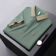 M-5XL Korean Summer Fashion Sports Loose Plus Size Short Sleeved Polo Shirt Men