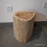 Change Shoes Wood Sitting Solid Wood Root Natural Round Stool Stool Wood Stump Stool Stump Wood Stum