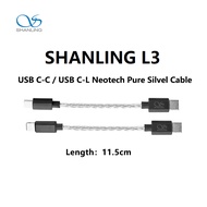 SHANLING L3 USB-C to L OTG DAC Adapter Cable, for iPhone iPad iOS Devices, for USB Headphone Amps Am