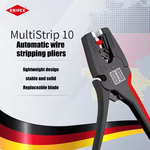KNIPEX MultiStrip10 fully automatic wire stripper, automatic adjustment wire stripper, multifunction