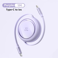 Toocki PD 100W Type C to USB C USB C To Lightning Cable Retractable Fast Charge Data Cable For iPhone 15 MacBook Samsung Xiaomi USB C To Lightning Cable