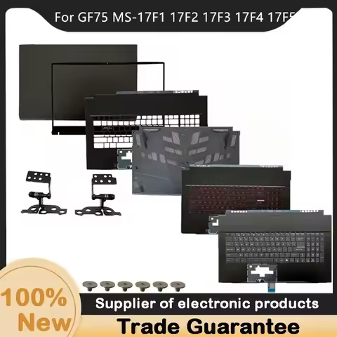 New For MSI GF75 Thin 8SC / GF75 Thin 9SC / GF75 9RCX MS-17F1 17F2 17F3 17F4 17F5 LCD Back A Cover /