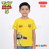 Buzz Lightyear Toy Story 5 Kids T-Shirt Toy Story Cartoon Kids T-Shirt Made of 30s Cotton Unisex Kid