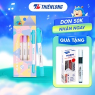 Combo 5/10/20 Bút dạ quang màu Pastel Thiên Long Pazto HL-016 - Bút dạ quang rửa được - Không để lại
