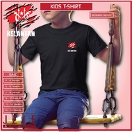 Kids T-Shirt 100% Cotton Design Bendera Kelantan Baju Budak lelaki dan Budak Perempuan Readystock