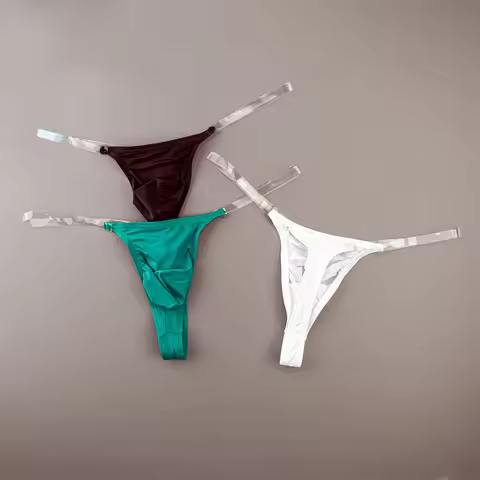 Transparent Belt Tangaslip Homme Bikini G String Ultra Thin Man Jockstraps Underwear Bugle Pouch Min