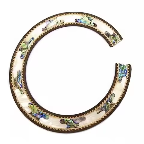 1x Classical Guitar Rosette Mother of Pearl Abalone Inlay Luthier B33